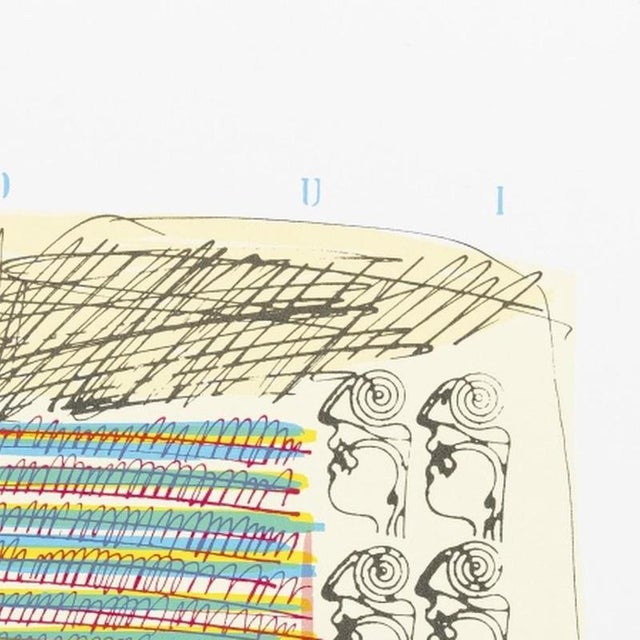Emerenciano Rodrigues, Composition, 1988, Screenprint For Sale - Image 4 of 6