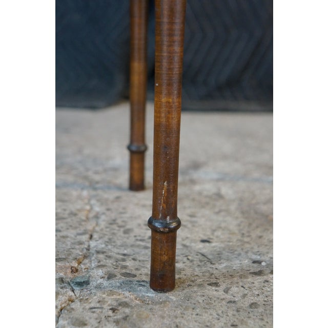 Wood Antique Victorian Walnut Tobacco Humidor Cabinet Side Table Parlor Smoke Stand 26" For Sale - Image 7 of 18