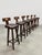 Absolute eye-catchers, this set of 6 stylish mid-century design bar stools. Designer: unknown. They are reminiscent of the...