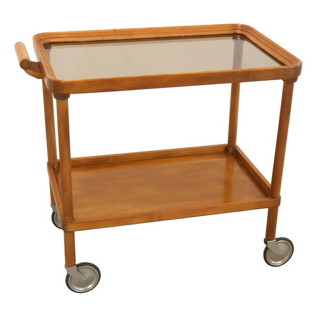 Vintage Trolley in Wood For Sale