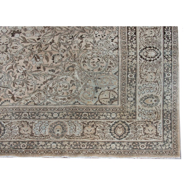 20th Century Persian Tabriz Rug For Sale - Image 10 of 12