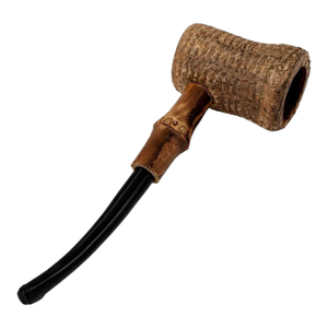 Vintage German Meerschaum Hunting Pipe, Stamped Old-World European, Mid-20th Century
