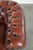 Brown Chesterfield Club Chair in Cowhide For Sale - Image 8 of 15