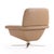 Minotti Minotti Blake Soft Chair and Ottoman, Leather With Chrome Base For Sale - Image 4 of 7