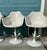 Mid Century Fiberglass Shell Tulip Swivel Bar Stools - Set of 4 For Sale In San Francisco - Image 6 of 16