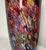 Tall Vintage Murano Italian Hand Blown Red Millefiori Art Glass Vase Sculpture For Sale In New York - Image 6 of 11