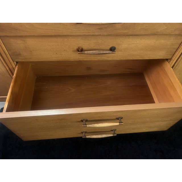 1960s Credenza Nordic Style, Copper Details For Sale - Image 11 of 11