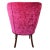 Early 20th Century Regency Magenta Velvet Slipper Chair For Sale - Image 5 of 8