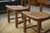 Oak Dining Chairs, 1950s, Set of 4 For Sale - Image 3 of 12