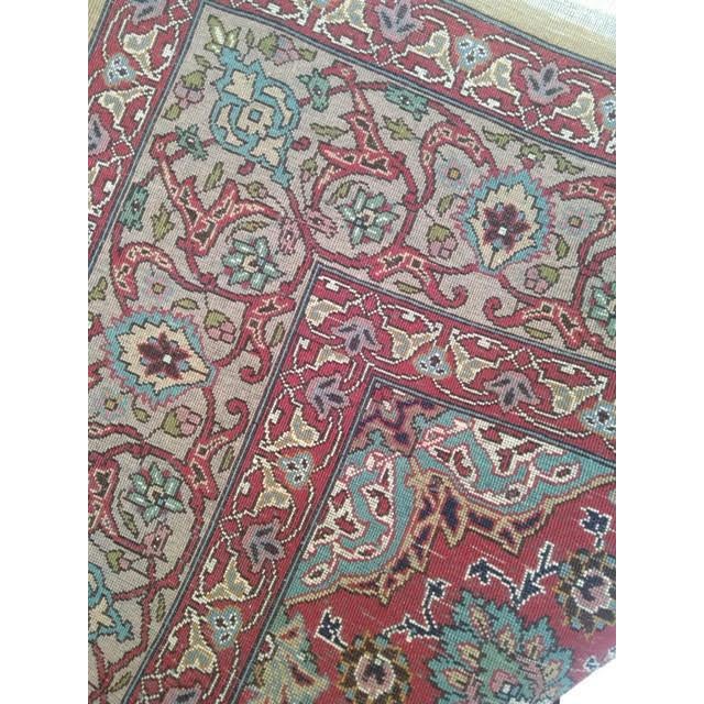 1970s 1970s Persian Tabriz, 5'8" X 9'3" For Sale - Image 5 of 6