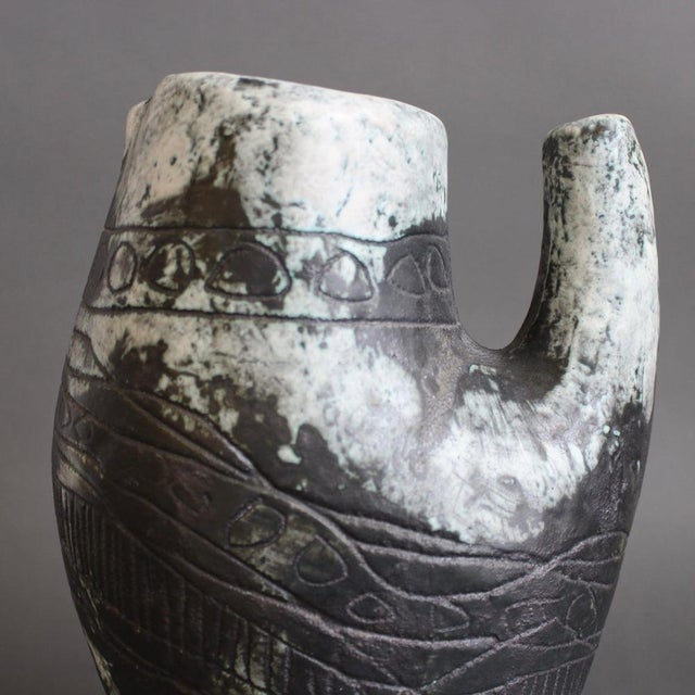 Vintage French Ceramic Pitcher by Jacques Blin For Sale - Image 16 of 18