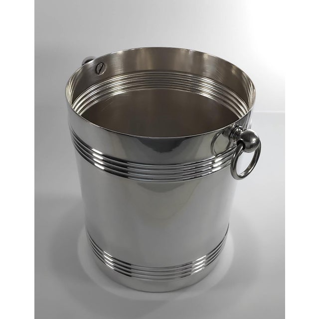 Mid-Century Modern 1950s Three Christofle-Gallia "Biarritz" Model Champagne Cooler For Sale - Image 3 of 13