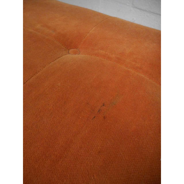 1970s Mid-Century Chrome-Framed Settee For Sale - Image 9 of 12