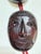 Vintage Korean Carved Wood Hahoe Mask Wall Hanging, Set of Five For Sale - Image 4 of 10