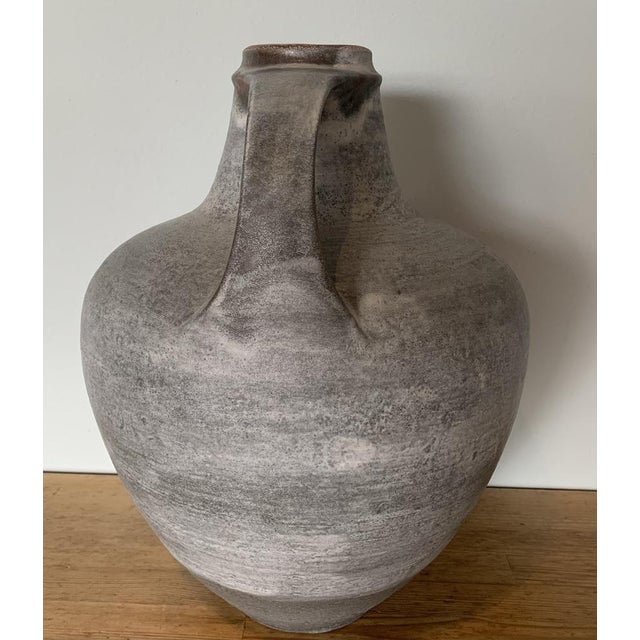 Large West-German Ceramic Jug Vase, 1960s, in Very Good conditions. Designed 1950 to 1959