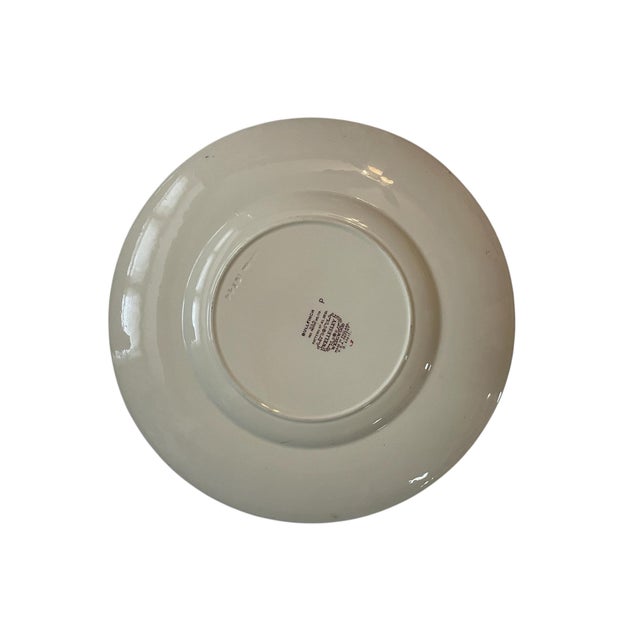 Gorgeous 1960s Bullfinch Wellesley Wedgwood Plate. Pattern #9351. Made in England.