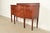 English Baker Furniture Style Federal Inlaid Mahogany Sideboard Credenza For Sale - Image 3 of 16