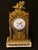 19thC French Louis XVI Gilt Bronze Marble Clock Set 3pc For Sale - Image 11 of 17