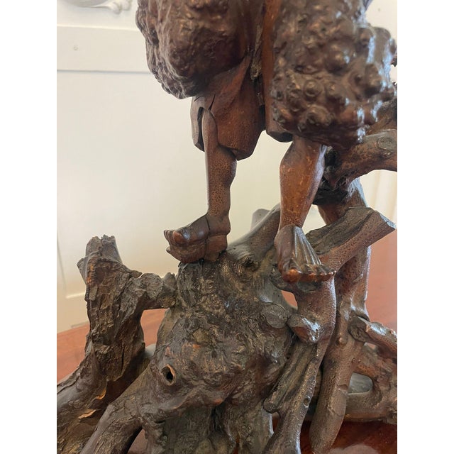 19th Century Chinese Root Carving, 1860s For Sale - Image 6 of 11