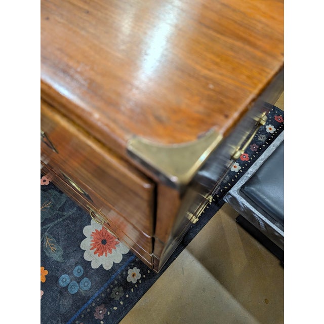 Antique Victorian - British Campaign Chest of Drawers For Sale - Image 4 of 15