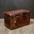 Mid 19th Century 19th C. Geo. B. Bains & Sons Leather Dome-Top Travel Trunk c.1885 For Sale - Image 5 of 18