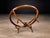 Wood Circular Coffee Table in Caviúna Wood & Glass by Giuseppe Scapinelli, Brazil, 1950s For Sale - Image 7 of 10