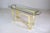 Postmodern 1970's Brass & Glass Console Table, Milo Baughman Attr: Dia For Sale - Image 3 of 13