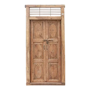 Tall Antique Indo-Portuguese Entrance Door