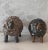 Pair of Hand Made Glazed Terracotta Sheep Sculptures For Sale In Austin - Image 6 of 12