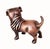 Antique Copper Finish Metal Pug Dog Sculpture For Sale - Image 9 of 10