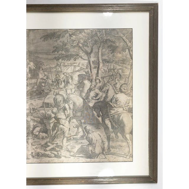 We are selling this Old Master triptych copper engraving print after the crucifixion by Jacopo Tintoretto. This appears to...