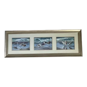 Coastal Triple Print Double Signed