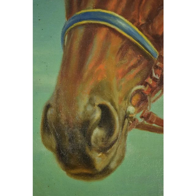 Portraiture 1920s Original Oil Painting on Canvas by Edward Herbert Miner of "Petee Wrack", Framed For Sale - Image 3 of 8