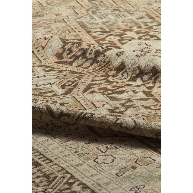 1960s Vintage Persian Heriz Area Rug For Sale - Image 5 of 12