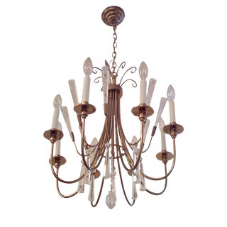 A 50s American Regency Chandelier For Sale