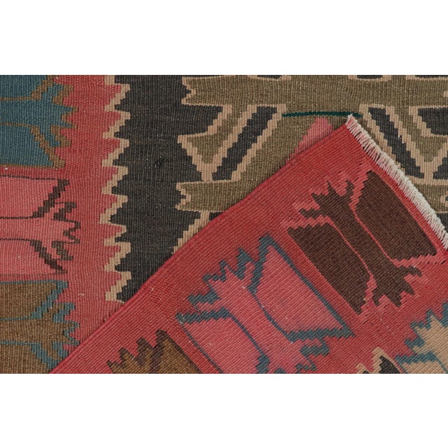 Textile Vintage Northwest Persian Kilim in Black With Geometric Patterns by Rug & Kilim For Sale - Image 7 of 7