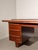 Brown Vintage Executive Desk in Mahogany For Sale - Image 8 of 9