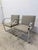 Bauhaus Mie Van Der Rohe Flat Bar Brno Chairs for Knoll - Set of Two For Sale - Image 3 of 17