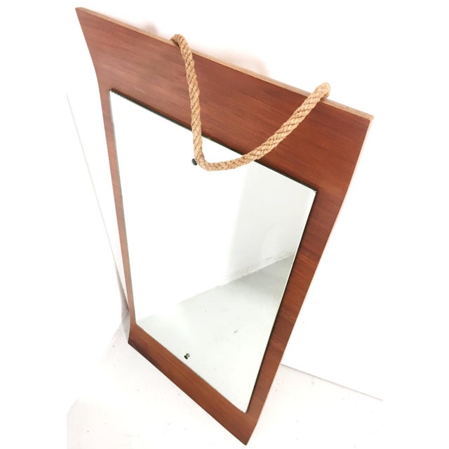 Vintage Scandinavian Mirror, 1970s For Sale - Image 3 of 4