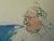 Modern 1950s Dimitrie Berea Water Color Sketch of Arde Bulova (Head of the Bulova Watch Company) & Prof. Nimbus in Cannes, France For Sale - Image 3 of 5