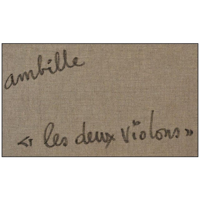 1990s Les Deux Violins, Paul Ambille For Sale - Image 4 of 5