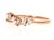 2020s 0.52 Carat Diamond 14 Karat Rose Gold Band Size 7 For Sale - Image 5 of 5