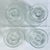 Mid 20th Century Pressed Glass Tall Glasses -Set of Four For Sale - Image 9 of 10