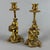 Lady and Knight Candlesticks in Polished Brass, Set of 2 For Sale - Image 5 of 14