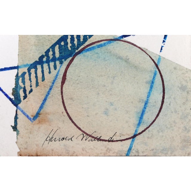 Harold Wallerstein - Geometric Abstract Watercolor on Paper For Sale - Image 4 of 5