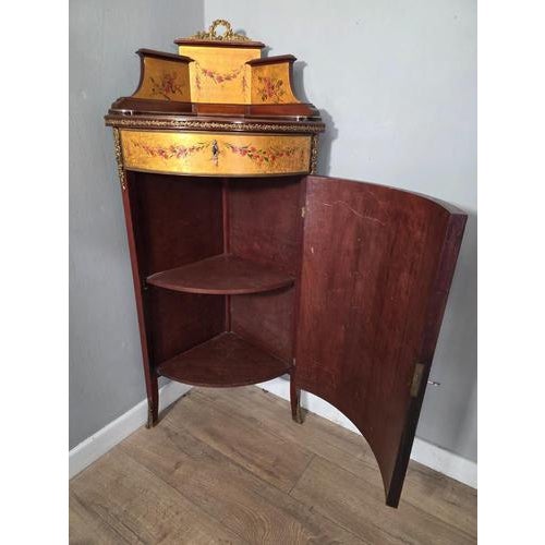 Antique French Corner Cupboard, 1900s For Sale - Image 5 of 10