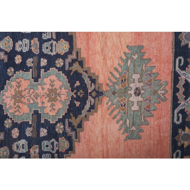 Vintage Muted Soft Colors Turkish Stair Carpet - Hallway Runner For Sale In Philadelphia - Image 6 of 13