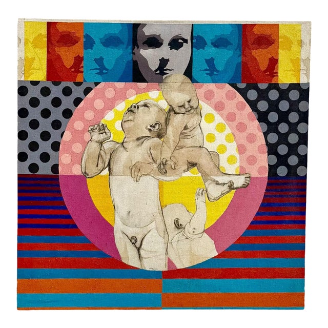 Mid 20th Century Joe Testa-Seca Tampa Artist Painting For Sale
