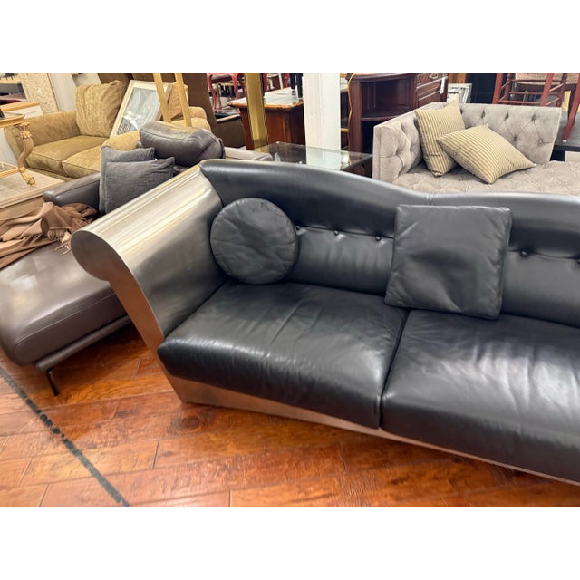 Abstract Carlo Bimbi Design for Arketipo Accademia Sofa For Sale - Image 3 of 12