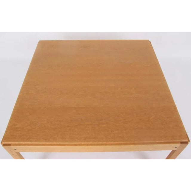 Model Plexus Coffee Table in Oak and Fabric by Illum Wikkelsøe for CFC Silkeborg, 1960s For Sale - Image 3 of 7